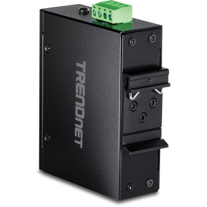 TRENDnet TI-E50 5-Port Ethernet Switch, 5 fast ethernet ports, 1 Gbps switching capacity, DIN-rail/wall mount